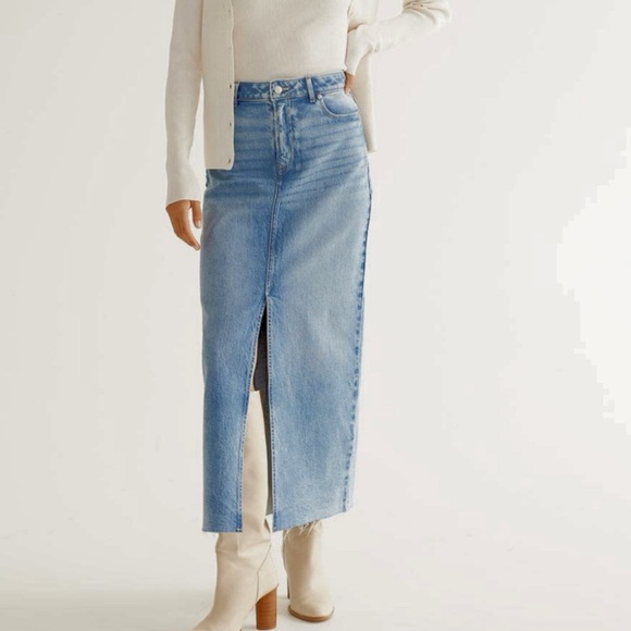 Reitmans Maxi Denim Skirt waist size 30 inches - Picture 9 of 9